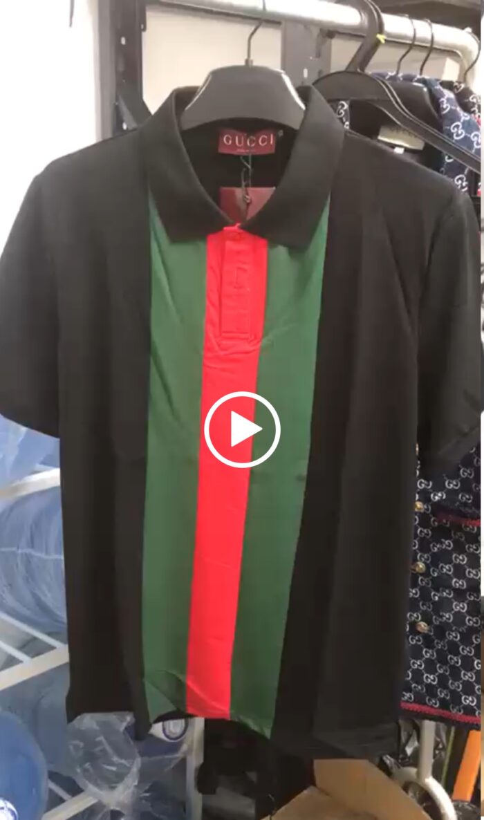 GUCCI POLO BGR stripe (Fitted) XL