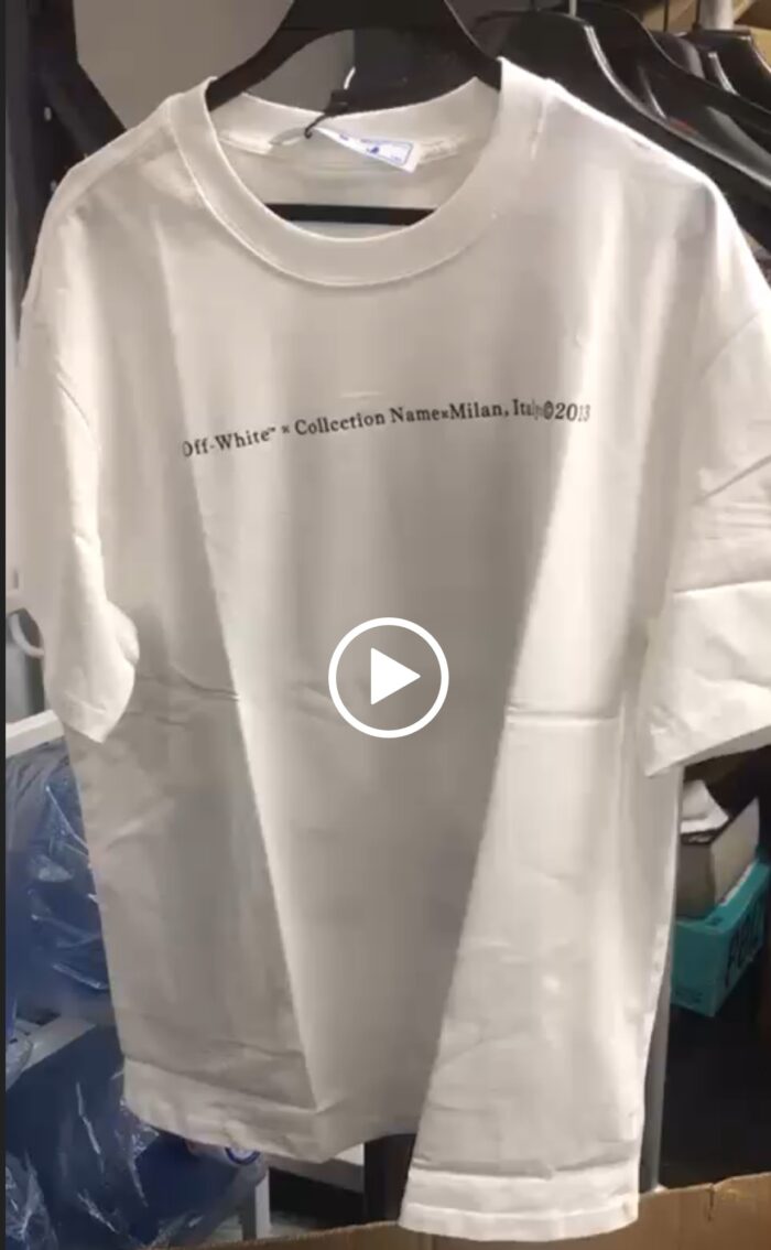 Off-White MILAN Tee (oversized) Size Large