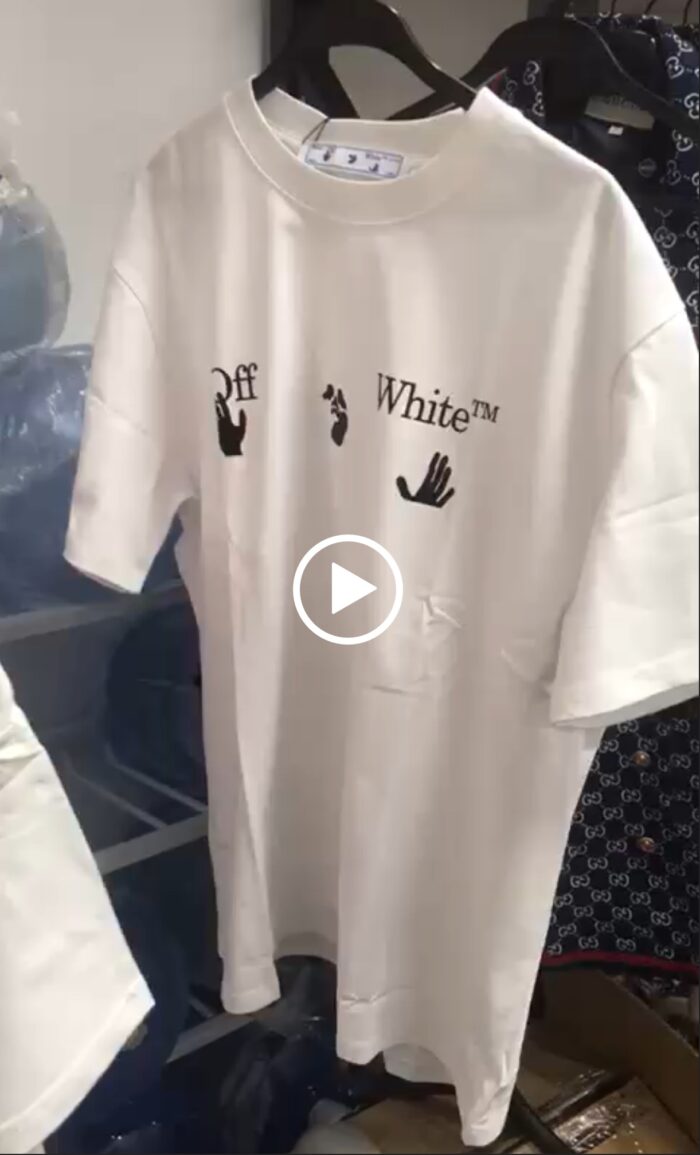 Off-White Hands Blue Melt (Oversized) Size Large