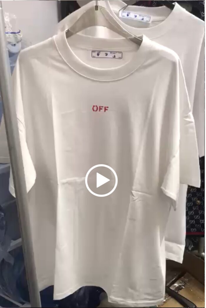 Off-White Red Spray (oversized) Size Large