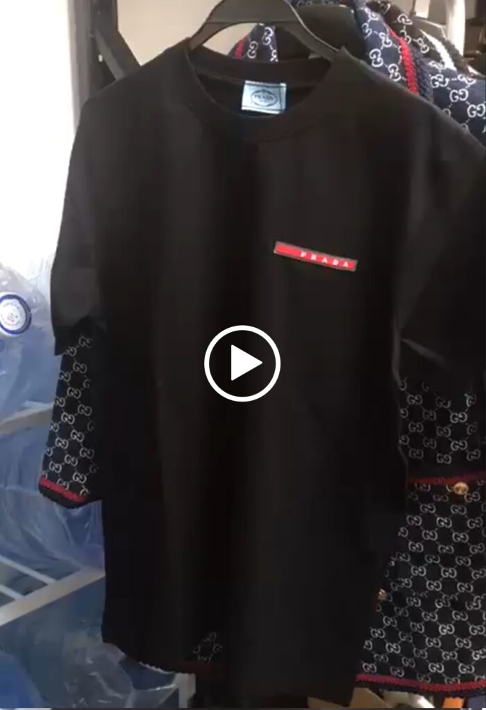 PRADA BLACK - RED BADGE (Fitted) Size M - Image 2
